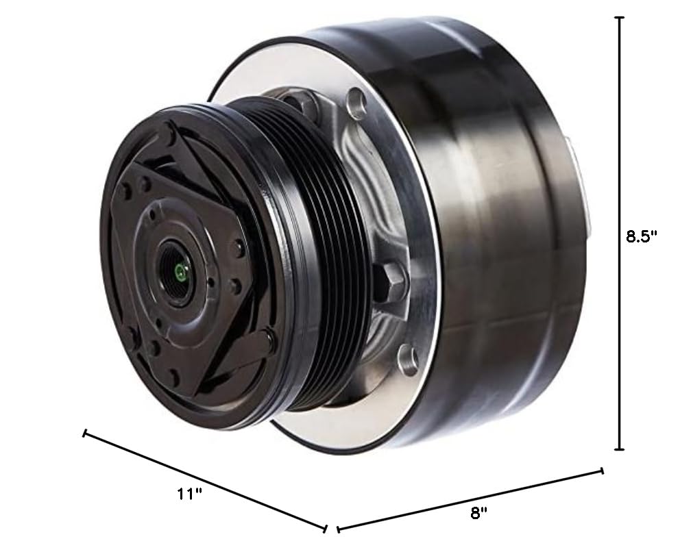 ACDelco GM Genuine Parts 15-20189 Air Conditioning Compressor & Clutch Assembly - Replacement for GM Vehicles - Perfect for AC Repair & Cooling System Maintenance