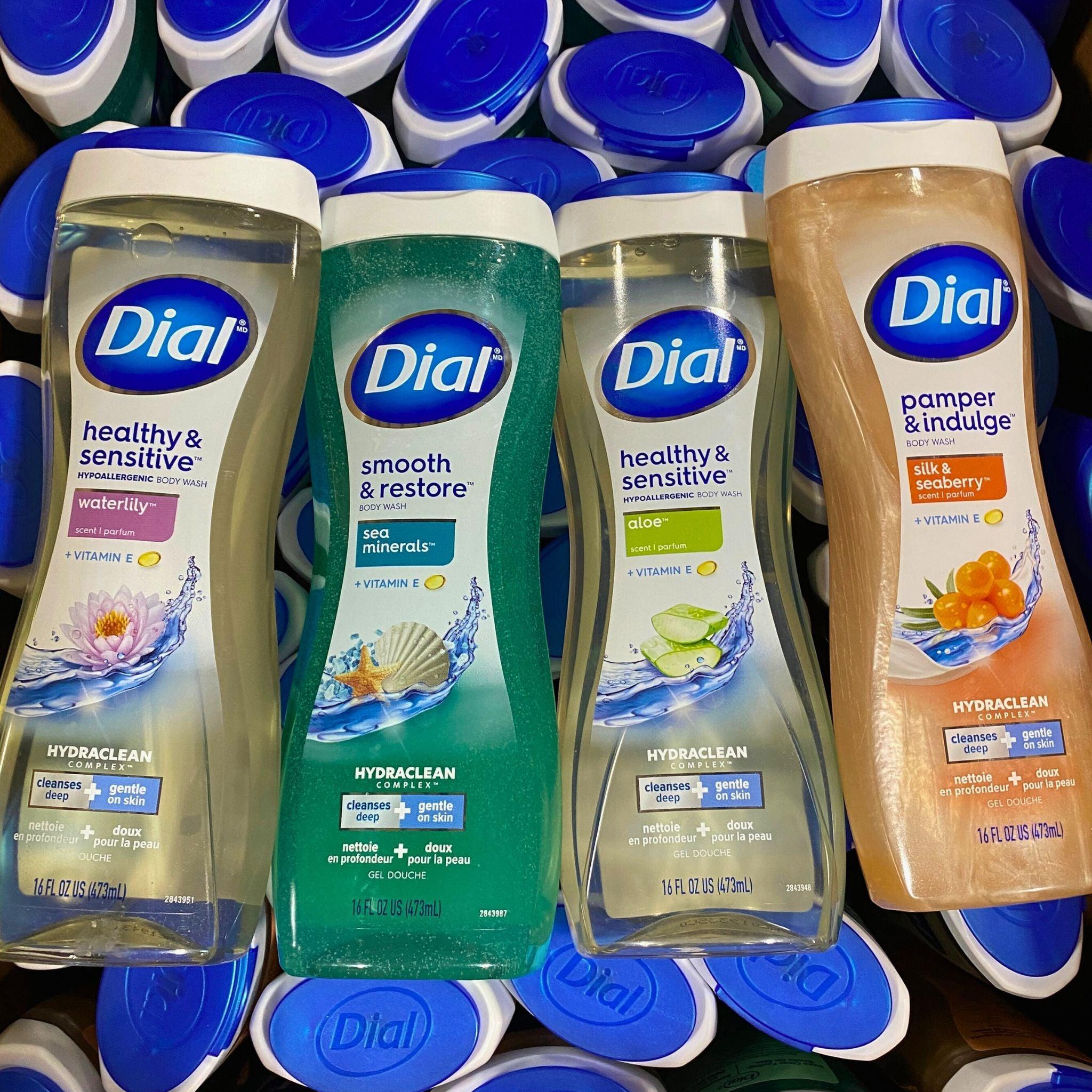 Premium Assorted Dial Body Wash 16 fl.oz (50-Pack) - Hydrating & Refreshing Shower Gel for Men & Women - Ideal for Gyms, Hotels, and Bulk Home Use