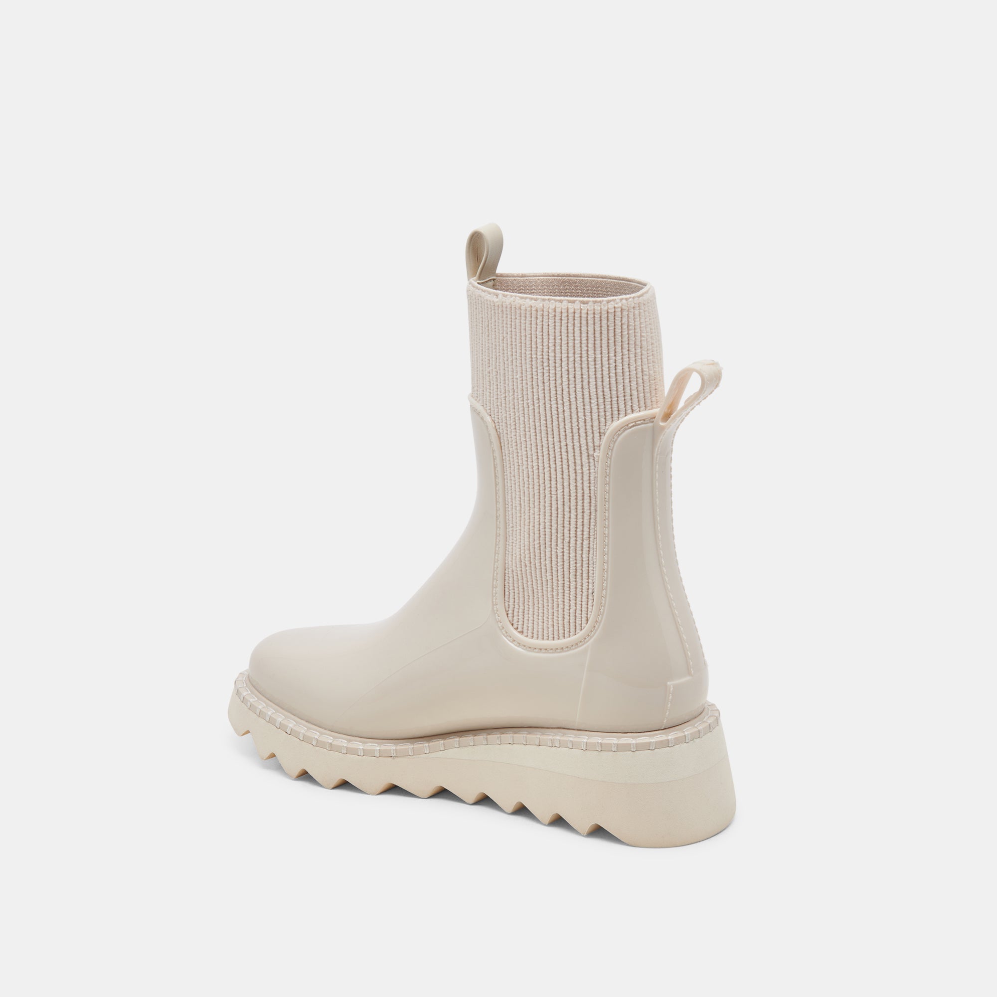 Tropic H2O Waterproof Rain Boots for Women - Ivory Patent Leather Style by Stella - Perfect for Gardening, Walking in Rain, and Outdoor Adventures