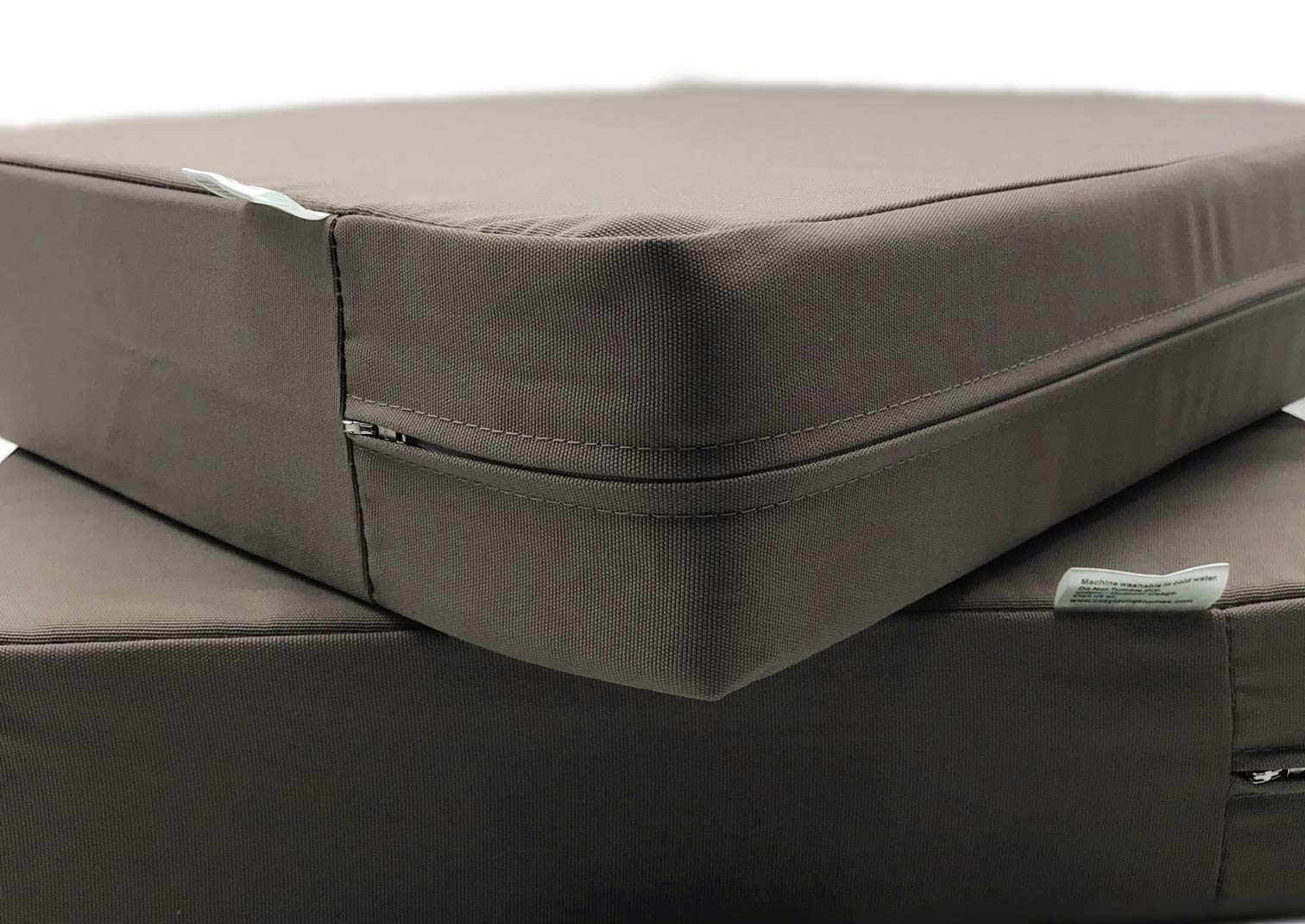 Timeless Taupe Waterproof Outdoor Patio Chair Cushion Covers (24
