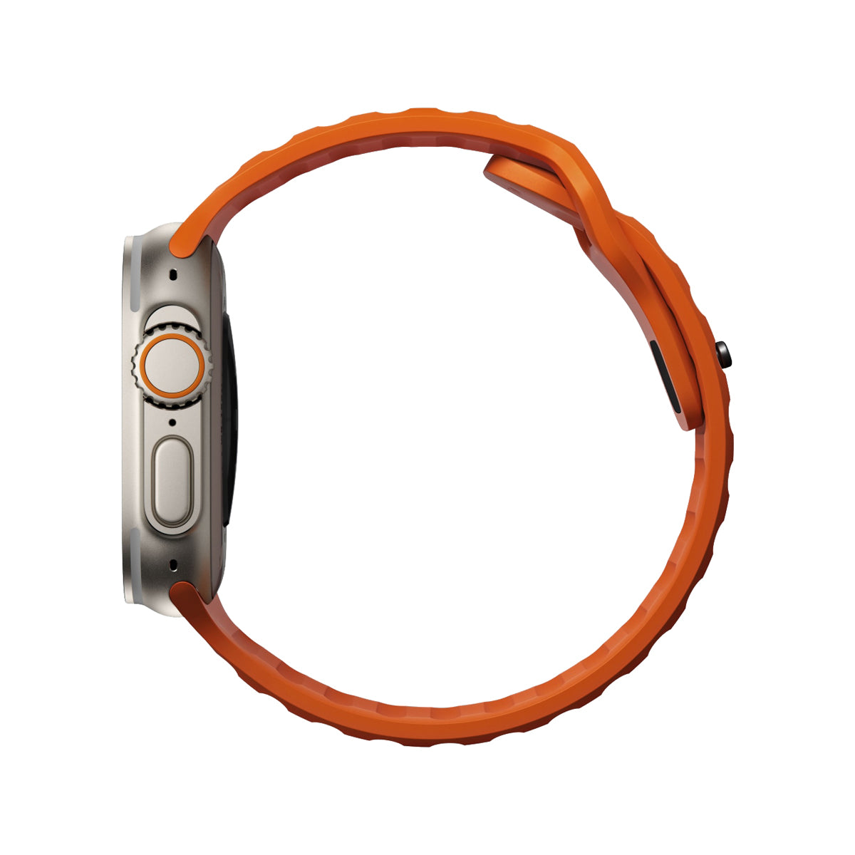 Nomad Sport Band for Apple Watch 45mm / 49mm - Ultra Orange | Durable & Comfortable Fitness & Everyday Wear Accessory