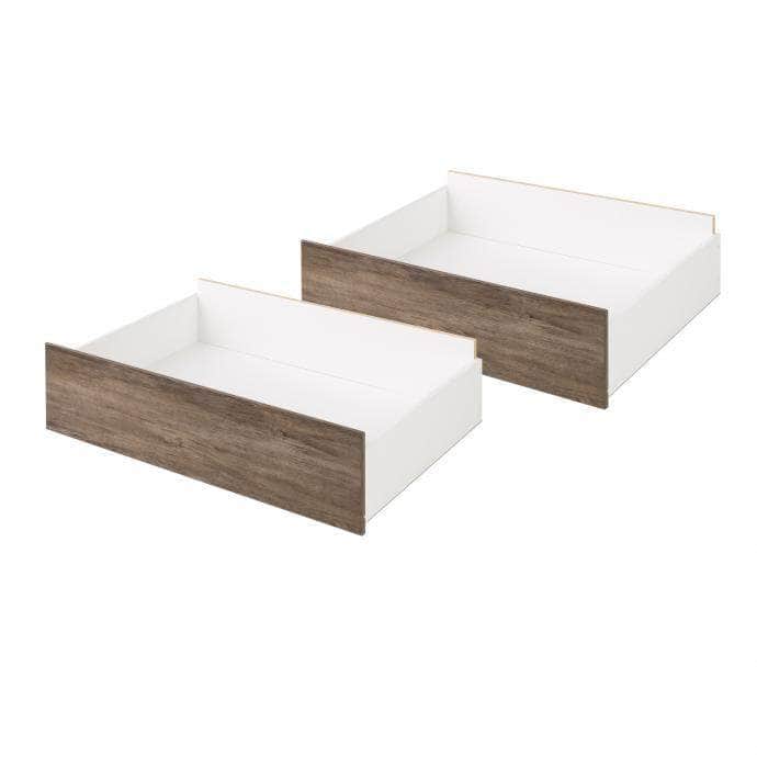 2-Pack Rolling Storage Drawers with Wheels - 4 Color Options for Bedroom, Office, or Closet Organization