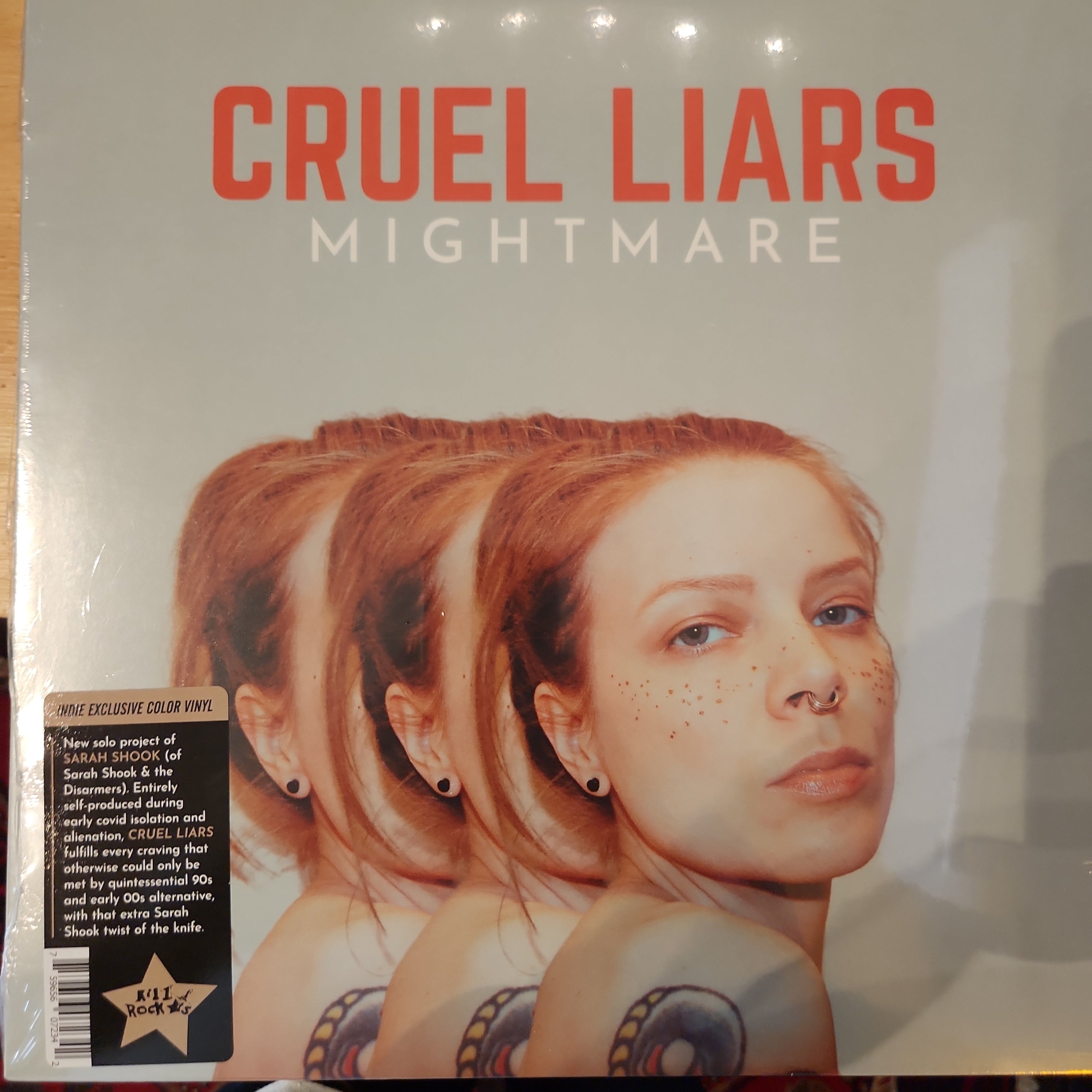 Mightmare - Cruel Liars Vinyl Record LP | Alternative Rock Music Album | Perfect for Home Listening & Vinyl Collections
