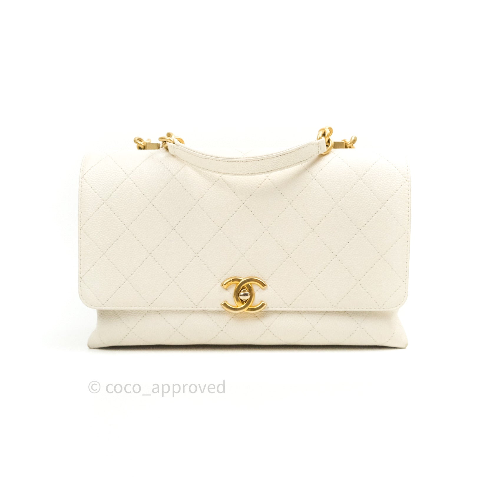 Chanel Chic Affinity Medium Grained Calfskin Handbag with White Gold Hardware - Luxury Designer Crossbody Bag for Women, Perfect for Parties & Evening Events