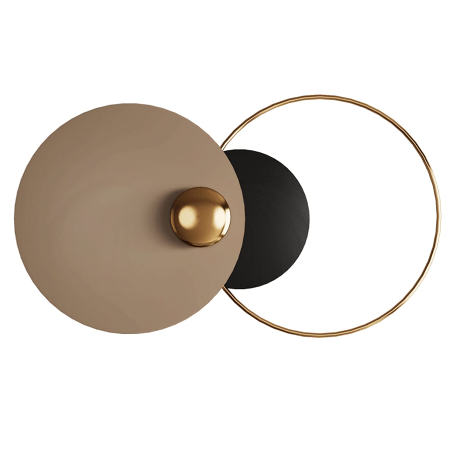 NJOLG 3D Metal Wall Art Decor - Modern Luxury Home Decor for Living Room, Bedroom, Kitchen
