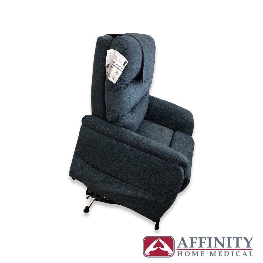 Elara PR 118 3 Position Lift Chair Recliner - Lake Front Fabric for Elderly & Mobility Assistance - Perfect for Living Room, Bedroom & Home Theater Comfort