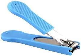Premium Stainless Steel Nail Clippers - 9cm Blue Professional Nail Trimmer for Men & Women - Perfect for Travel, Home, Salon & Grooming Kit