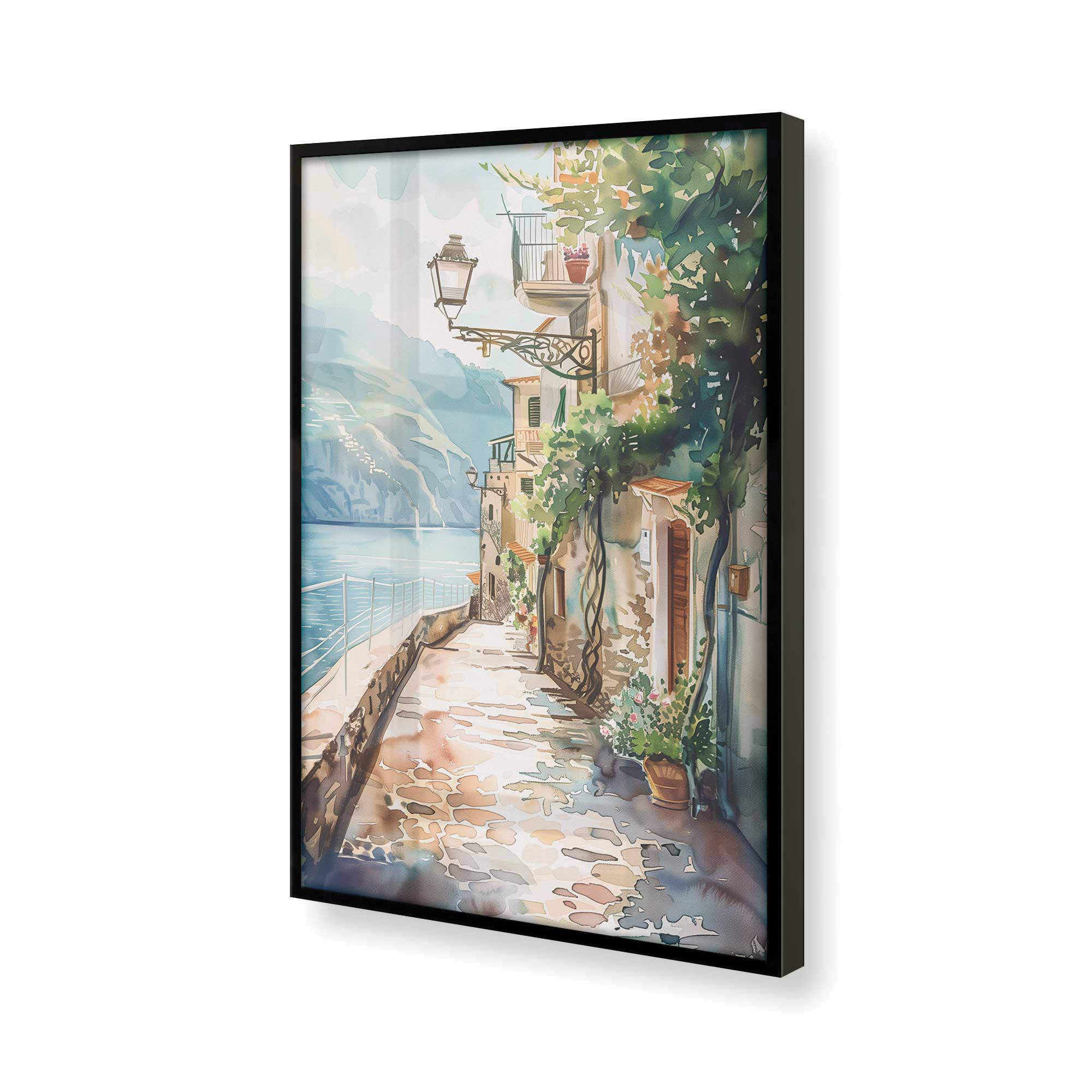 Coastal Greeting v2 Print - Beach Themed Wall Art Decor for Living Room, Bedroom & Office | Perfect for Home, Vacation House & Gift Giving