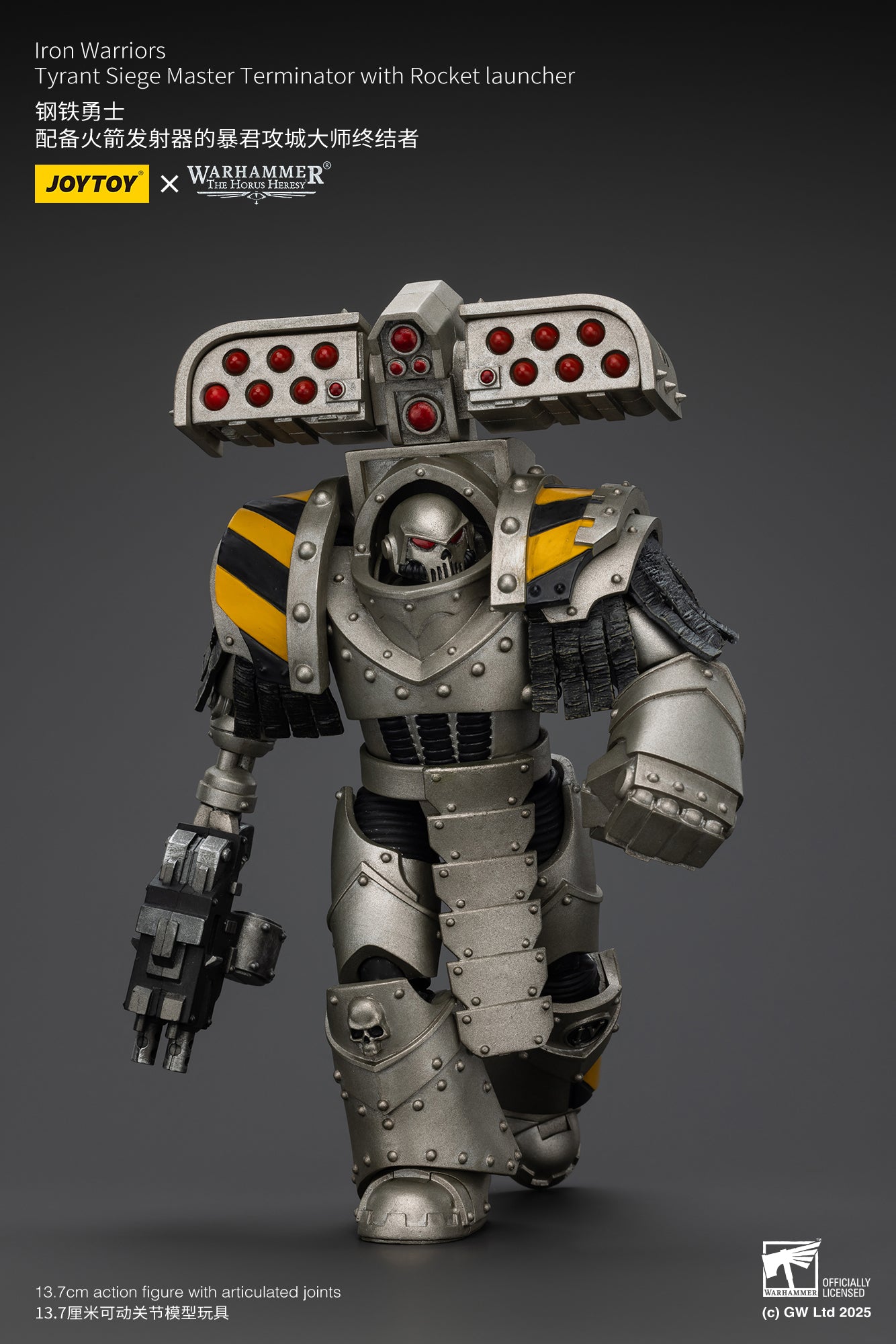 Pre Order 1/18 JOYTOY Warhammer The Horus Heresy Iron Warriors Tyrant Siege Terminator Action Figure Set - Perfect for Collectors, Warhammer 40K Fans & Tabletop Gaming Enthusiasts