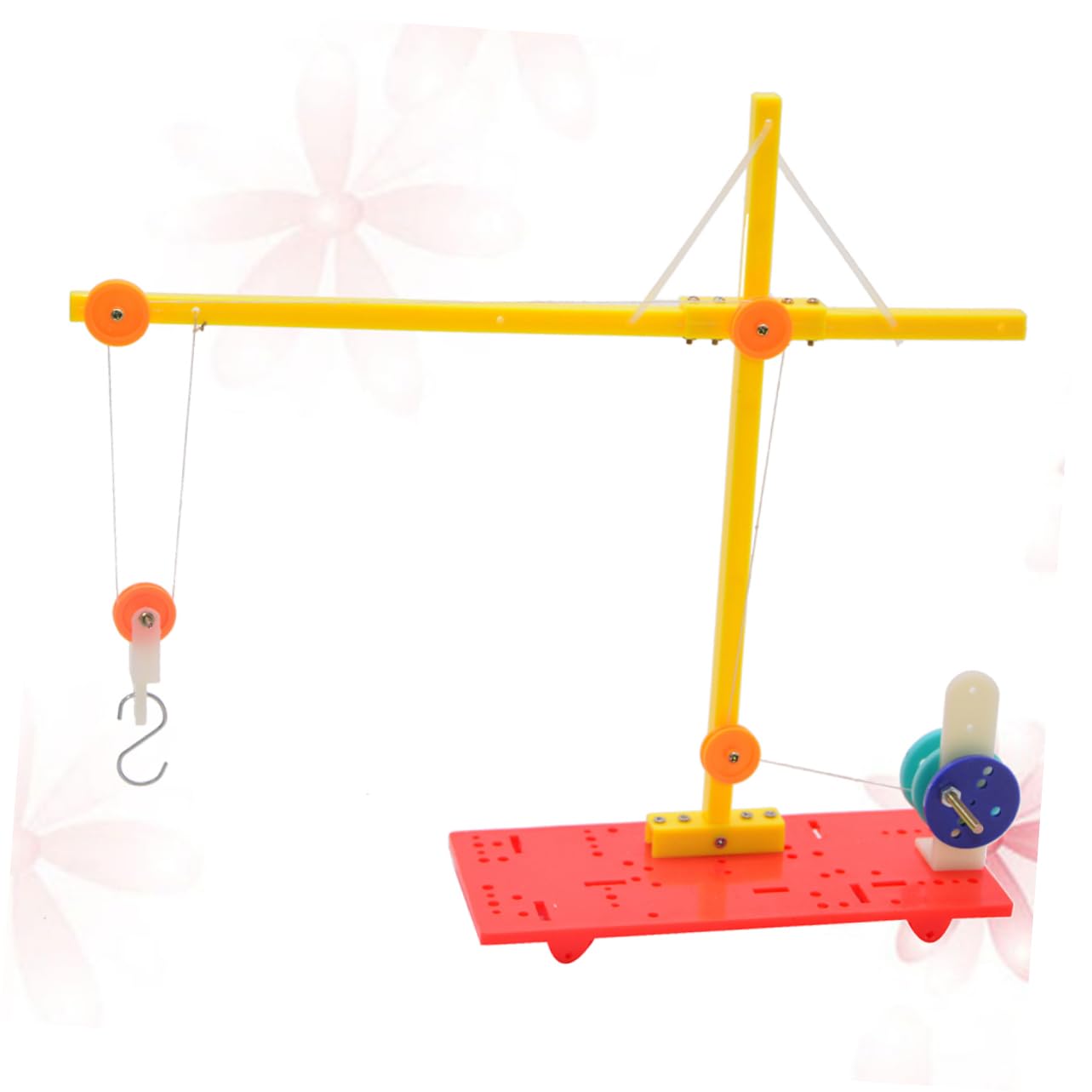 **ERINGOGO Kids Playset - Toddler Crane Toys, Manual Experimental Equipment & Scientific Toy Train for Boys & Girls | STEM Learning, Pretend Play, Early Childhood Development**