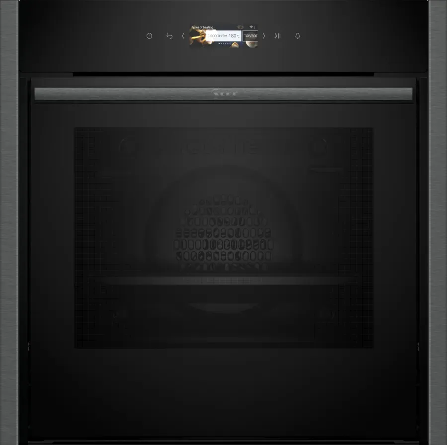 Neff N70 Built-In Pyrolytic Oven 60cm - B54CR71G0B | Self-Cleaning Electric Oven with Advanced Cooking Functions | Perfect for Modern Kitchens, Baking, Roasting & Family Cooking