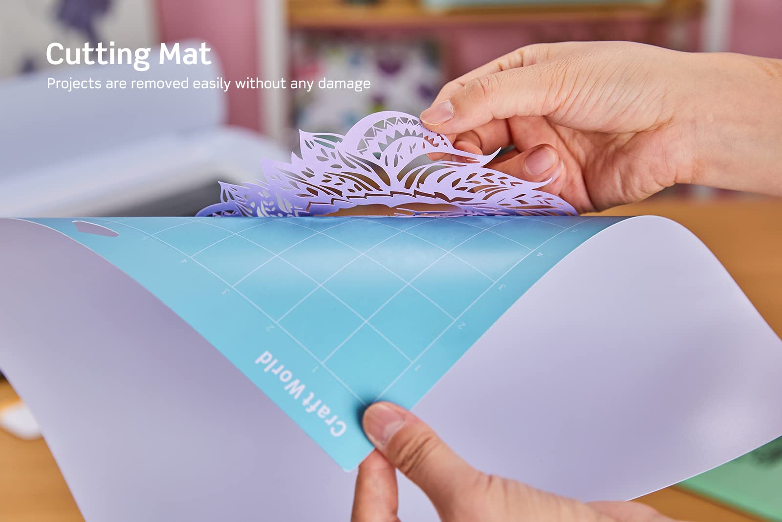 Lightgrip Cutting Mat for Cricut Maker 3/Maker/Explore 3/Air 2/Air/One (12x12 Inch, 3 Pack) - Reusable Self-Healing Craft Mat for Vinyl, Paper, Cardstock - Perfect for DIY Projects, Scrapbooking & Home Decor