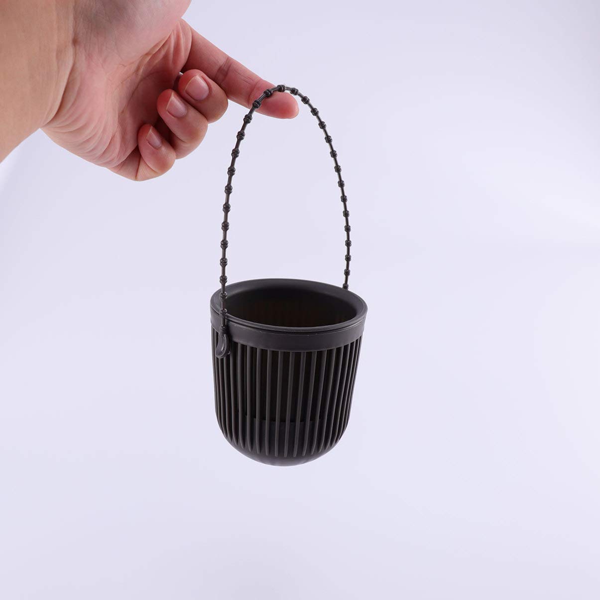 Cabilock 3-Piece Self-Watering Hanging Planter Set - Wall Mounted & Desktop Flower Pots for Indoor Plants, Succulents, Cactus, Herbs - Perfect for Home, Office, Balcony & Garden Decor