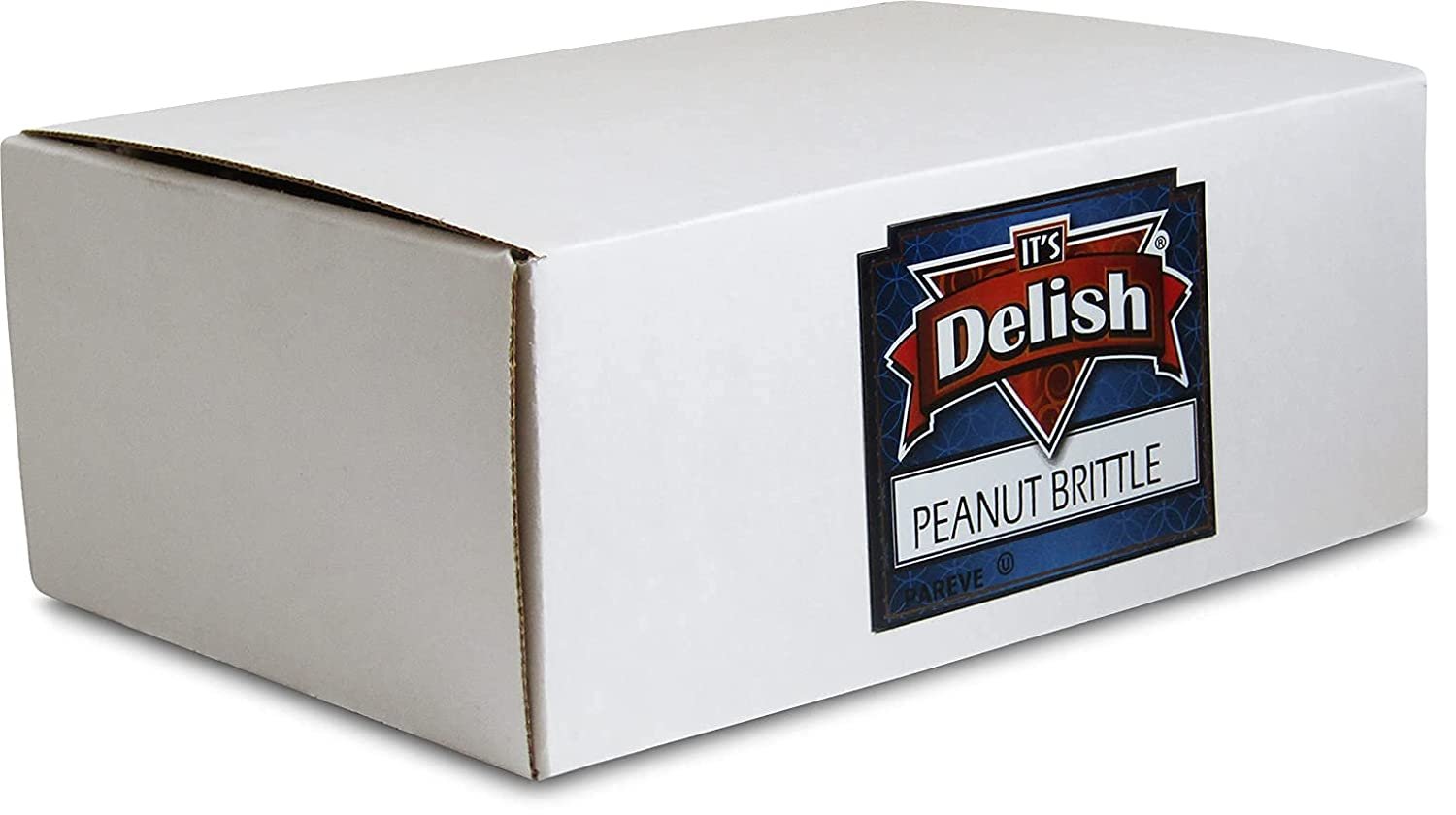 Premium Peanut Brittle Candy - 6 LB Bulk Box - Crunchy Sweet Snack for Parties, Gifts & Office Treats