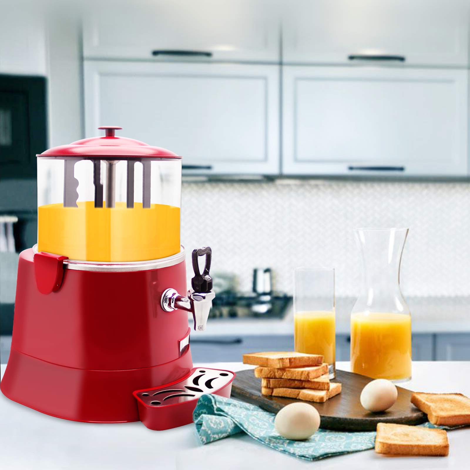 YUCHENGTECH 5L Commercial Hot Chocolate Maker Machine - Upgraded Hot Chocolate Dispenser & Warmer for Chocolate, Coffee, Milktea - CE Certified (5L, 100-120V) - Perfect for Cafes, Restaurants & Catering Events