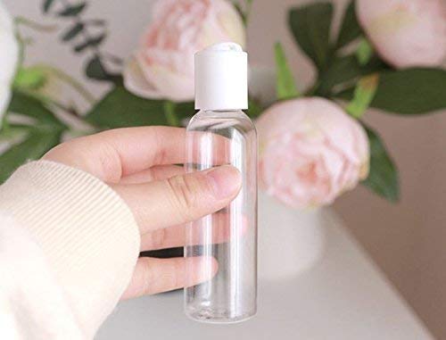 HARIVAR MART™ 7-Piece Plastic Travel Size Empty Bottles Set for Makeup, Cosmetics & Toiletries - Leak-Proof Portable Liquid Containers with Storage Bag - Perfect for Air Travel, Gym & Daily Organizing