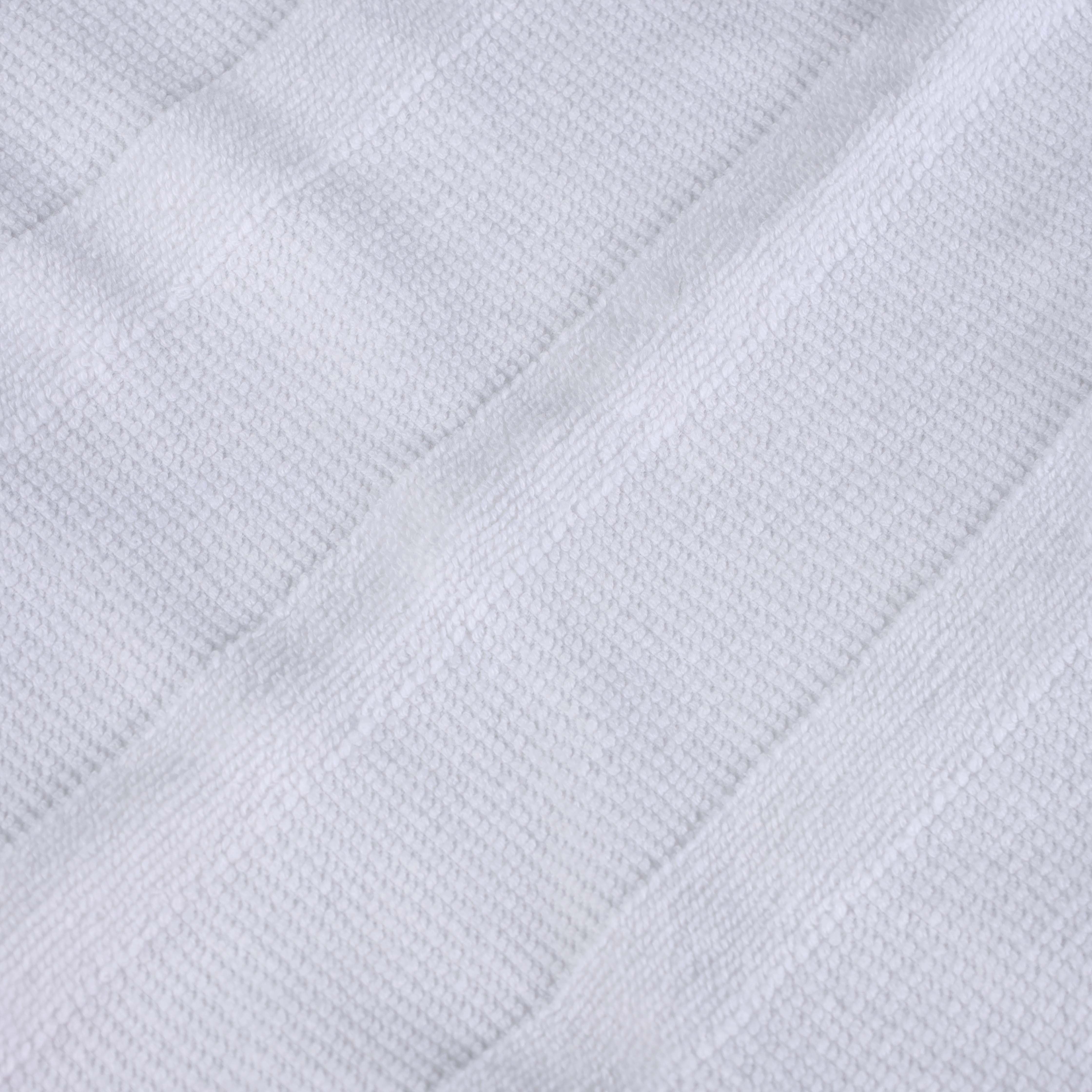 Premium 12-Piece Roma Cotton Ribbed Towel Set - Ultra Soft, Absorbent & Textured Bath Towels for Spa, Gym & Luxury Home Use
