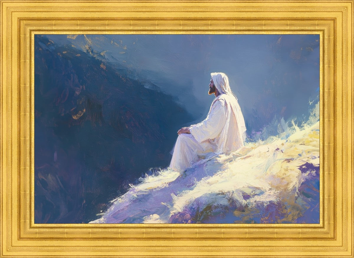 Contemplation By Justin Anna Culebro - Abstract Wall Art Painting for Home & Office Decor | Perfect for Living Room, Bedroom or Meditation Space