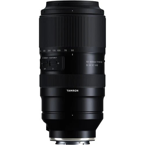 Tamron 50-300mm F/4.5-6.3 Di III VC VXD Lens for Sony E Mount - Full Frame Mirrorless Camera Telephoto Zoom Lens for Wildlife, Sports & Travel Photography