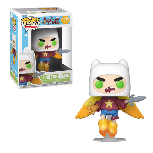 Funko Pop! Adventure Time: Finn the Human #1077 Collectible Vinyl Figure - Perfect for Fans, Gifts, and Display in Home or Office