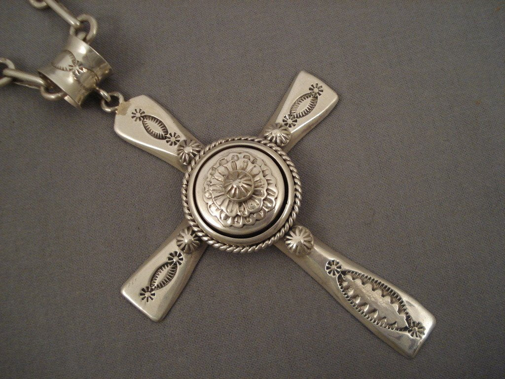 Authentic Navajo Sterling Silver Necklace - 103g Handcrafted Native American Jewelry for Women - Perfect for Weddings, Festivals & Cultural Events