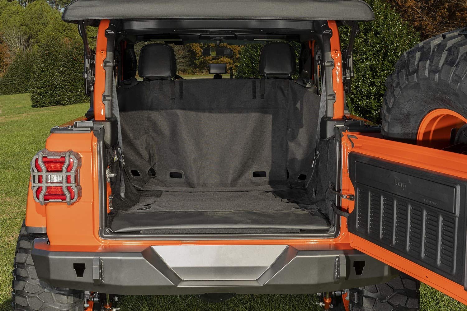 Rugged Ridge C3 Cargo Cover for Jeep Wrangler JL (2018-2025) | Heavy-Duty Waterproof Trunk Organizer | Perfect for Off-Roading, Camping & Outdoor Adventures