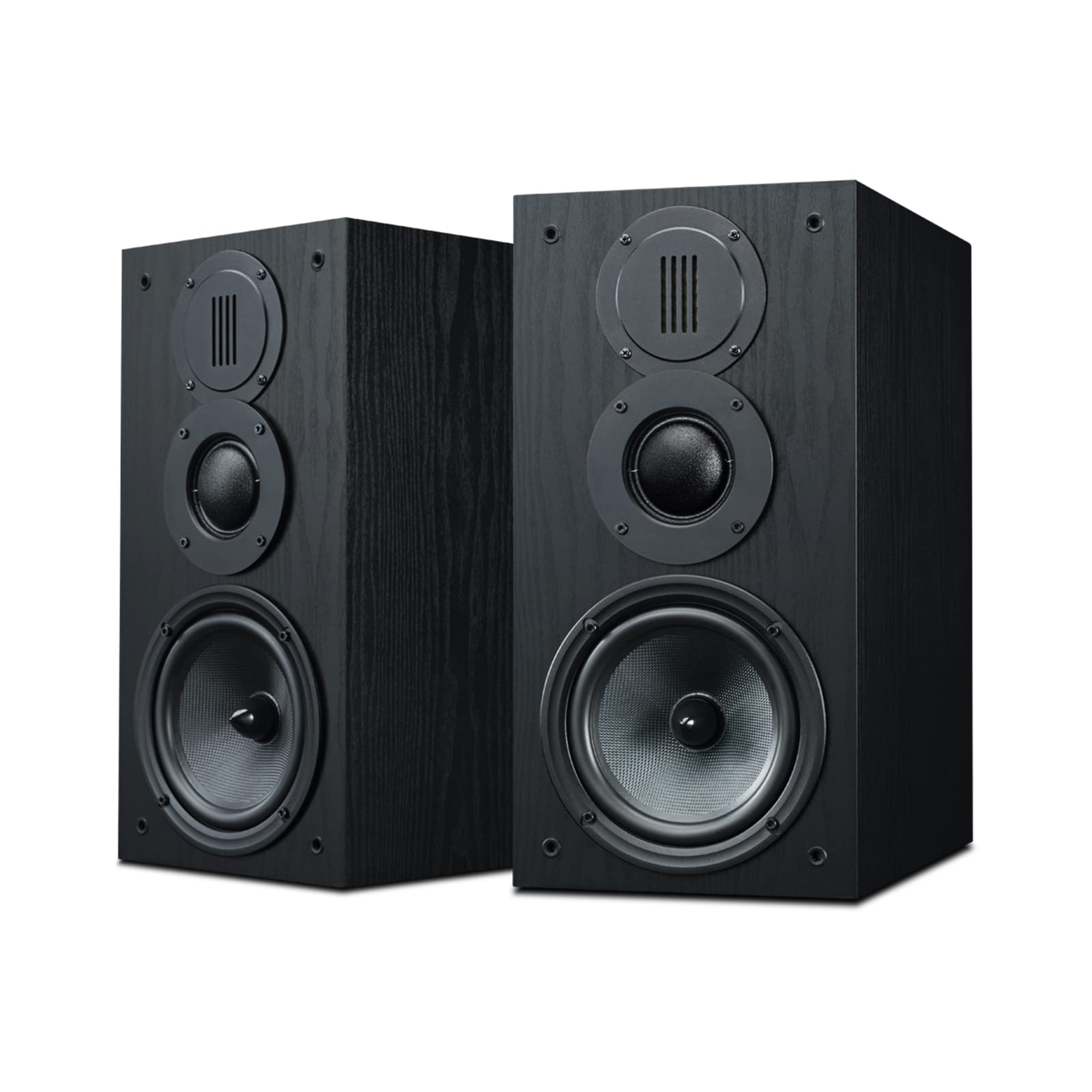 HiVi-Swans DIY 3-Way Passive Bookshelf Speaker Pair Kit - 120W Peak Power for Home Theater, Surround Sound & Stereo Systems - Perfect for Living Rooms, Home Studios & Gaming Setups