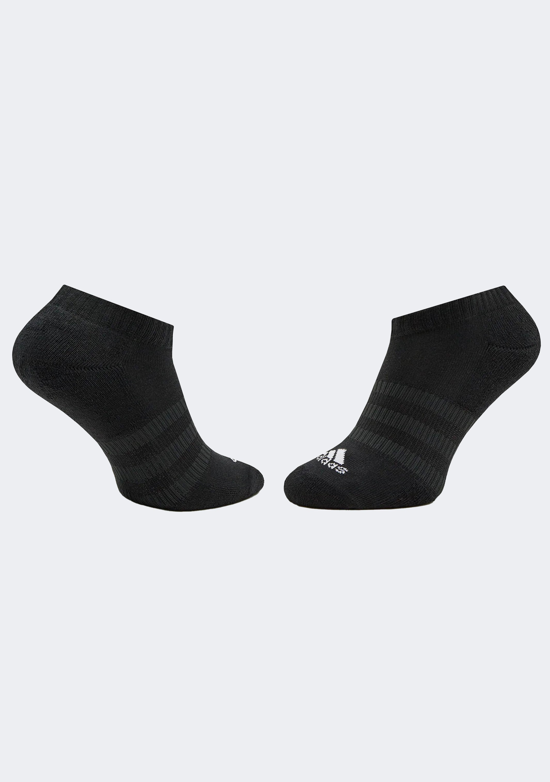 Adidas Cushioned Low Cut Socks 3 Pairs - Comfortable Athletic Socks for Running, Gym & Everyday Wear - Breathable & Supportive for Men & Women