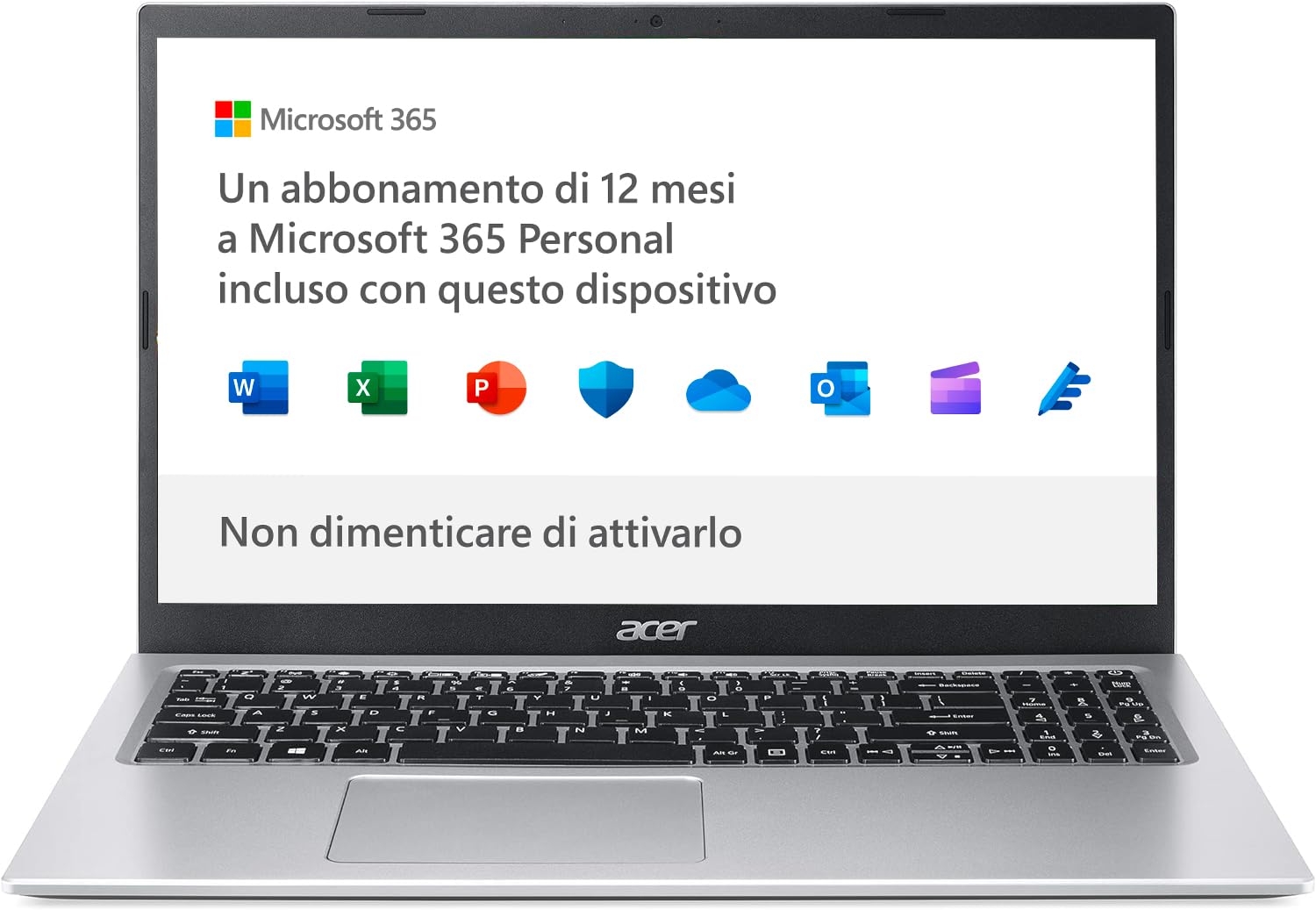 Acer Aspire 1 A115-32-C56R Laptop - 15.6