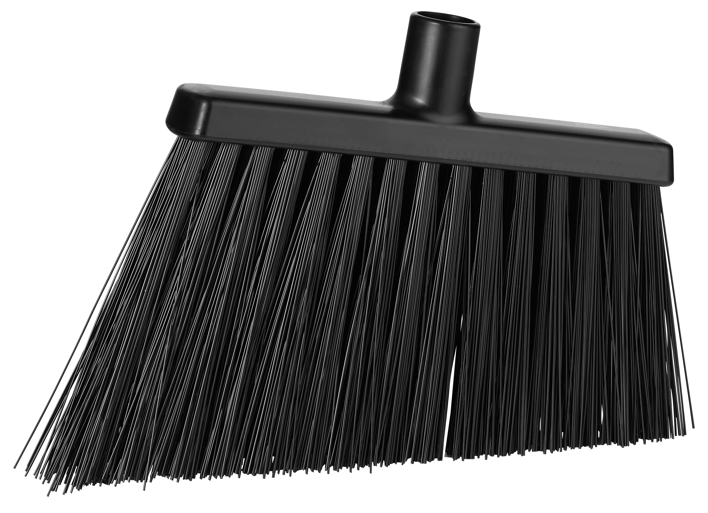 11.5 Inch Vikan Angle Cut Broom - Heavy Duty Cleaning Broom for Hard Floors, Tile & Laminate - Ideal for Home, Kitchen, Garage & Office Cleaning