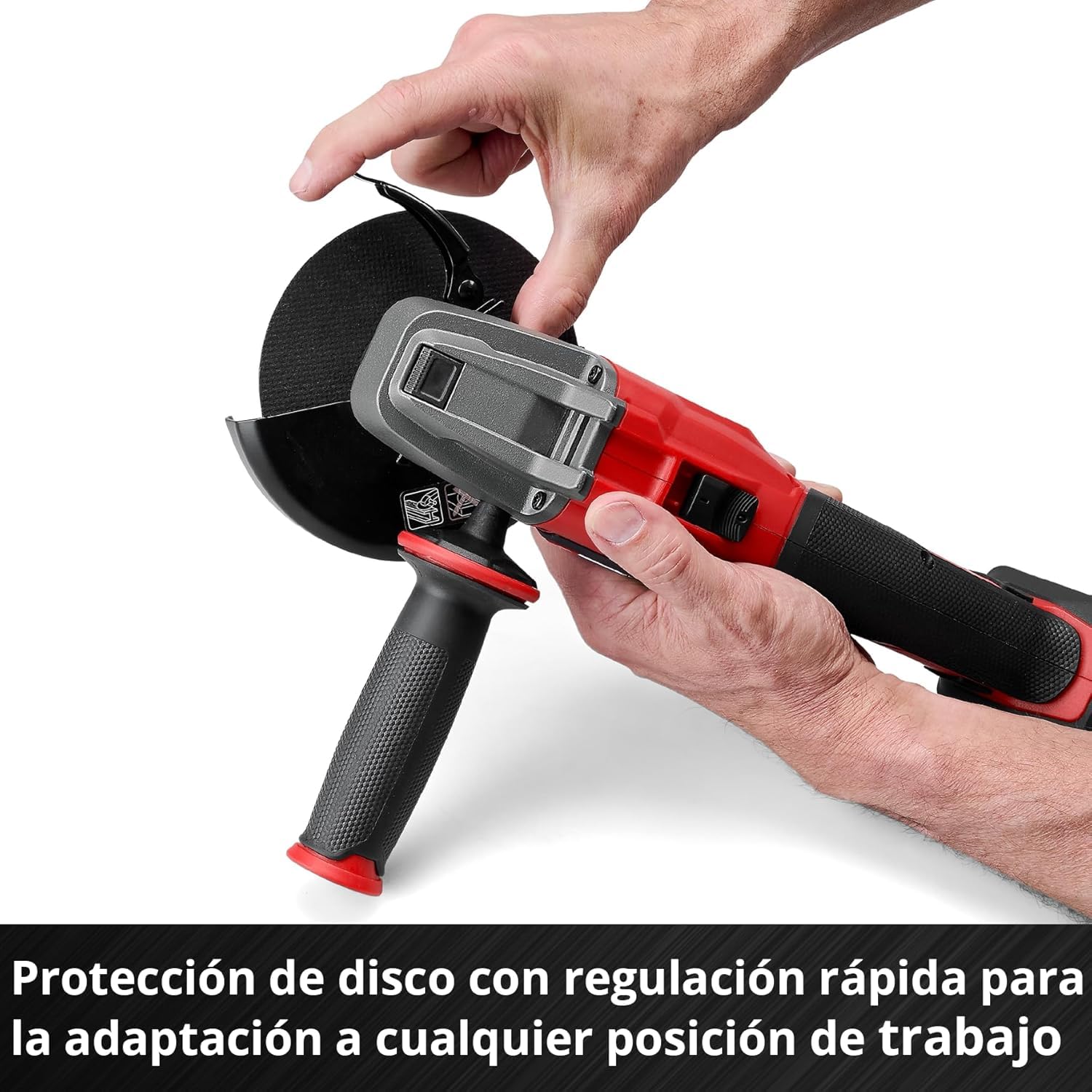 Einhell 18V Cordless Angle Grinder - AXXIO 18/115 Q Li-Solo Power X-Change (115mm Disc Diameter, 28mm Cutting Depth, Brushless Motor, Quick-Fix Nut) - Ideal for Metal Cutting, Grinding & DIY Projects - Battery & Disc Not Included