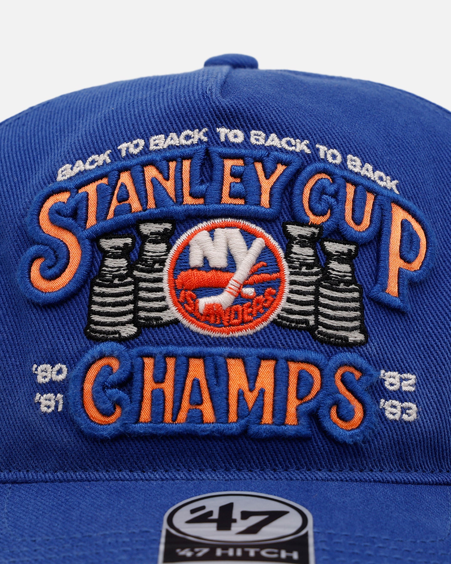New York Islanders NHL Trophy Case Premium Hitch Snapback Cap - Blue | Official NHL Licensed Hat for Fans, Sports Events & Casual Wear