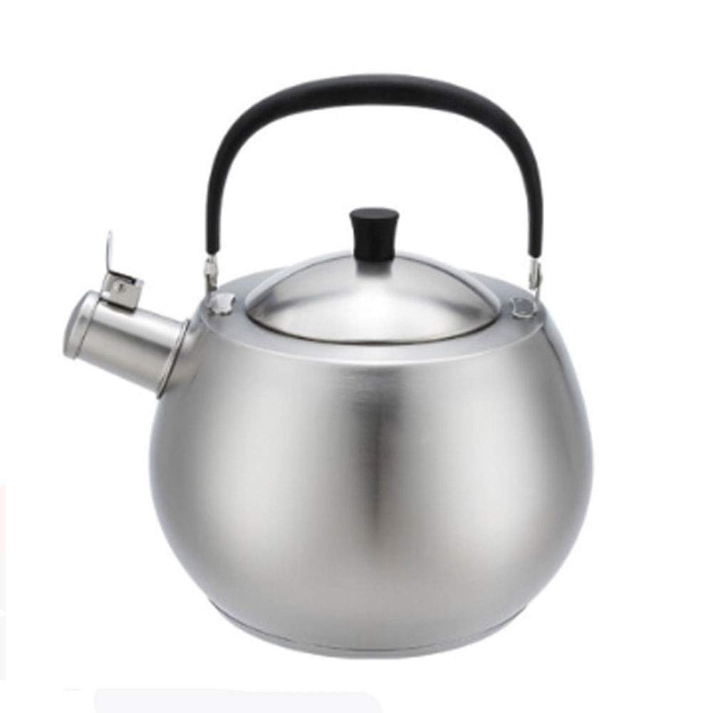 Premium 3.5L Stainless Steel Whistling Tea Kettle for Stovetop - Induction, Gas & Electric Compatible with Heat-Resistant Handle - Perfect for Home, Office & Camping Tea Brewing