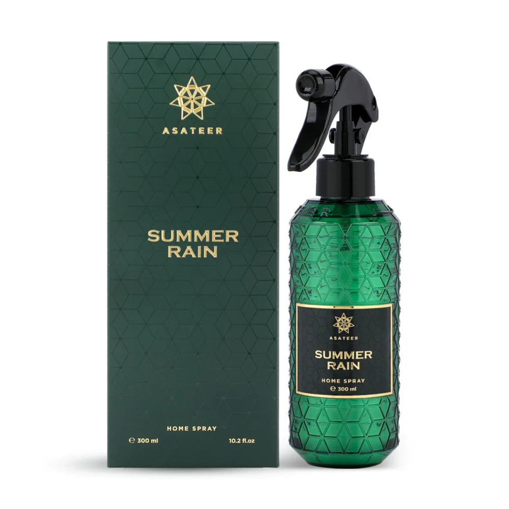 Summer Rain Home Spray 300ml - Refreshing Room & Linen Fragrance for Bedroom, Bathroom, Office | Aromatherapy & Air Freshener