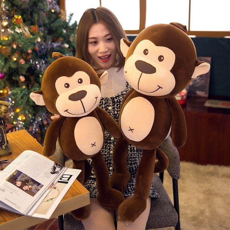 Giant Soft Plush Monkey Toy - Extra Large Stuffed Animal for Kids & Adults | Perfect for Cuddling, Nursery Decor, Birthday Gifts and Home Decoration