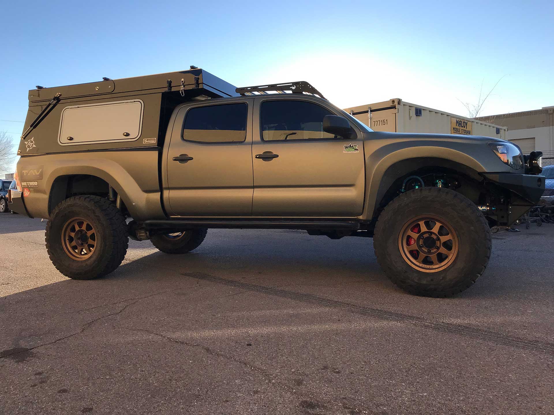 2005-2022 Toyota Tacoma Prinsu Design Studio Habitat Roof Rack - Heavy Duty Aluminum Rack for Off-Road Camping & Outdoor Adventures
