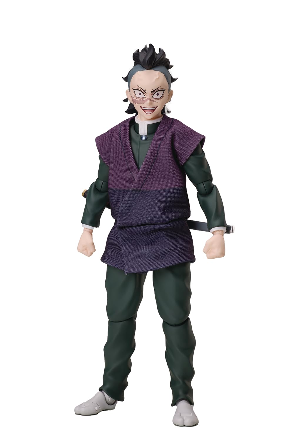 Aniplex Demon Slayer: Kimetsu no Yaiba – Genya Shinazugawa BUZZmod 1:12 Scale Action Figure - Collectible Anime Figure for Fans, Perfect for Display & Cosplay Scenes
