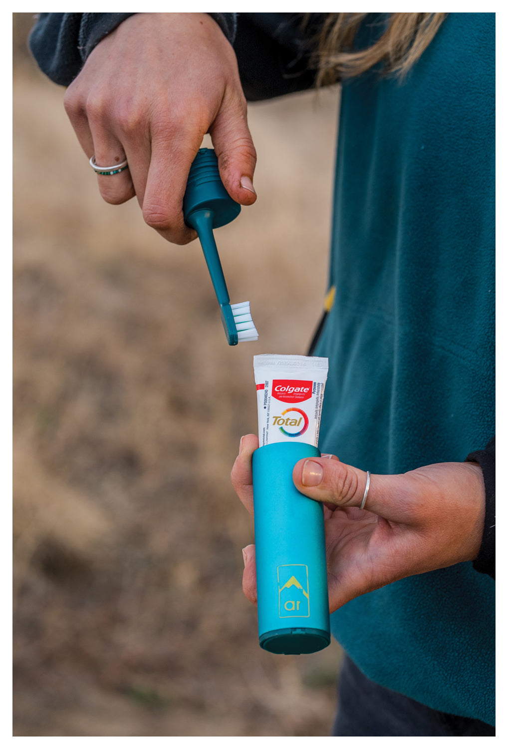 Adventure Ready Tooth Care Cap - Essential Travel Toothbrush Cover for Oral Hygiene On the Go | Perfect for Camping, Hiking, and Backpacking Trips