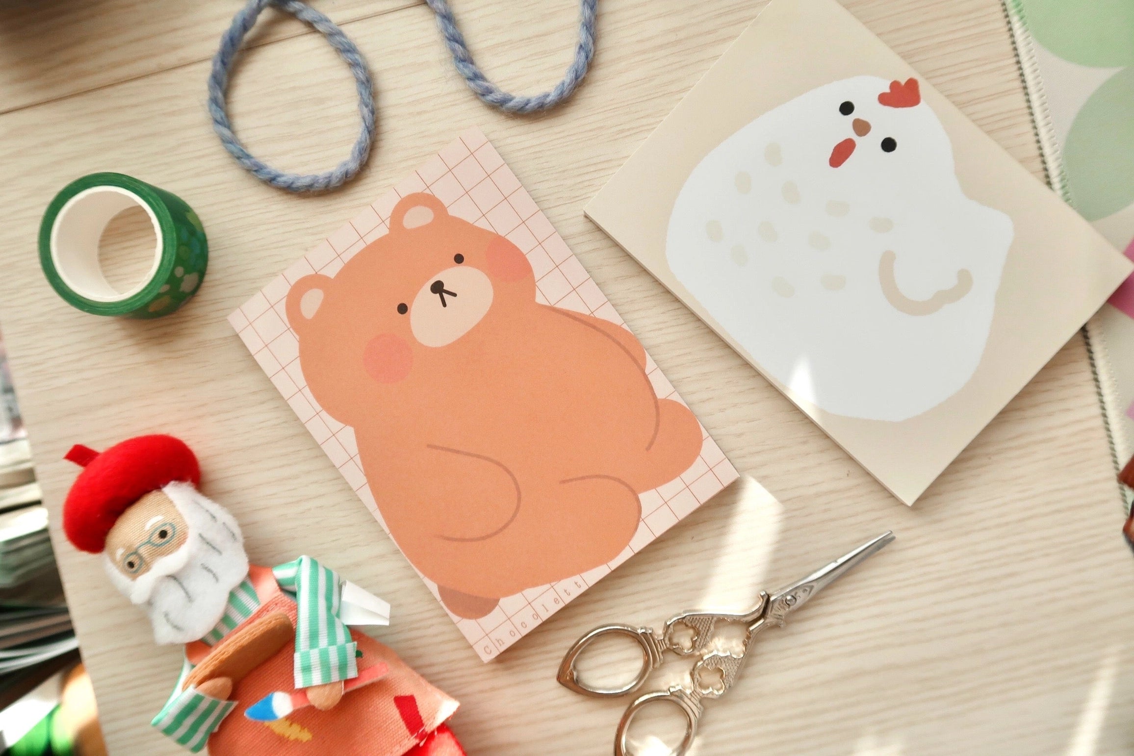 Bear Notepad - Premium Quality Notebook for Writing, Journaling & Note Taking - Perfect for Office, School & Travel Use