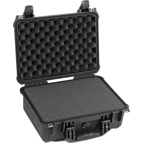 Pelican 1450 Protective Case with Foam Insert - Waterproof Hard Shell Storage for Cameras, Electronics & Equipment - Perfect for Travel, Outdoor Adventures & Professional Use