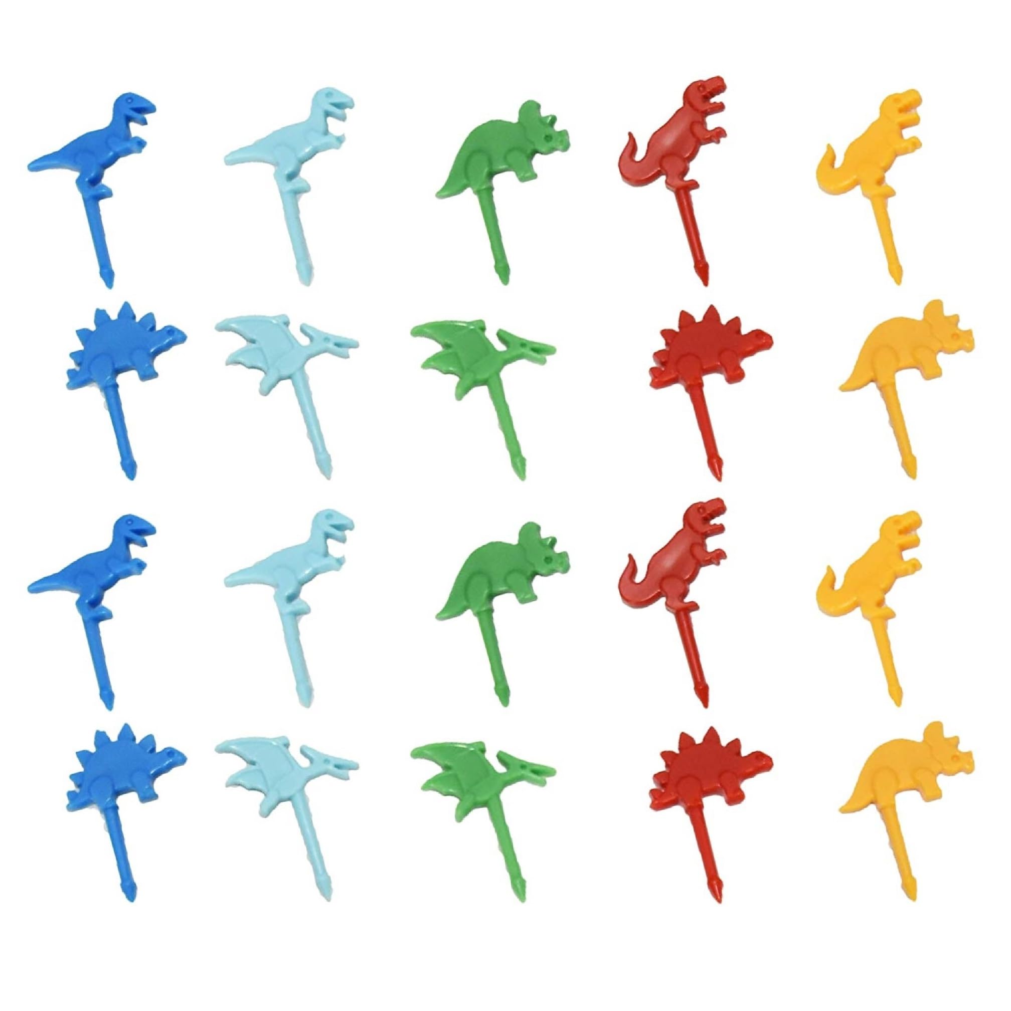 Premium Polaris Food Picks & Food Balun for Lunch Box - Fun Dinosaur Design | Perfect for Kids' School Lunches, Party Snacks & Bento Box Decorations