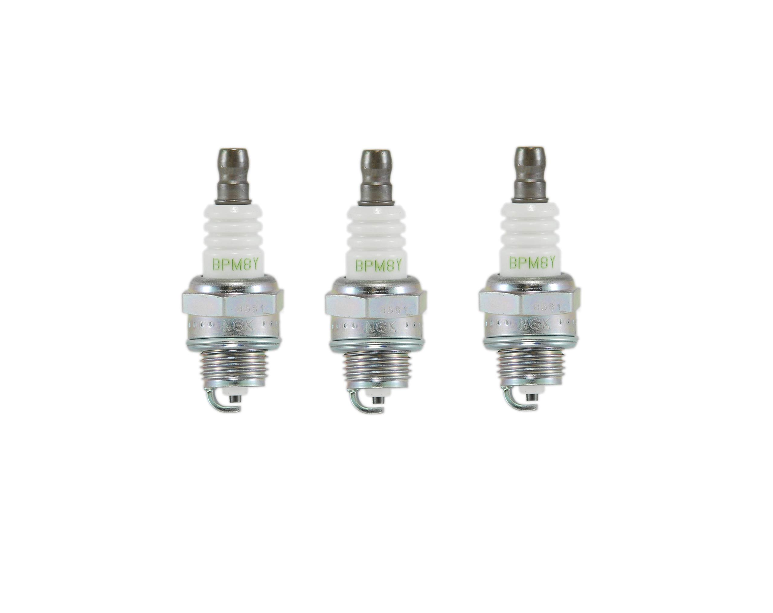 NGK 5574 (BPM8Y) Spark Plugs - 3 Pack - Iridium IX Performance Spark Plugs for Cars, Trucks & SUVs - Enhanced Fuel Efficiency & Engine Performance - Perfect for Daily Commute & Highway Driving