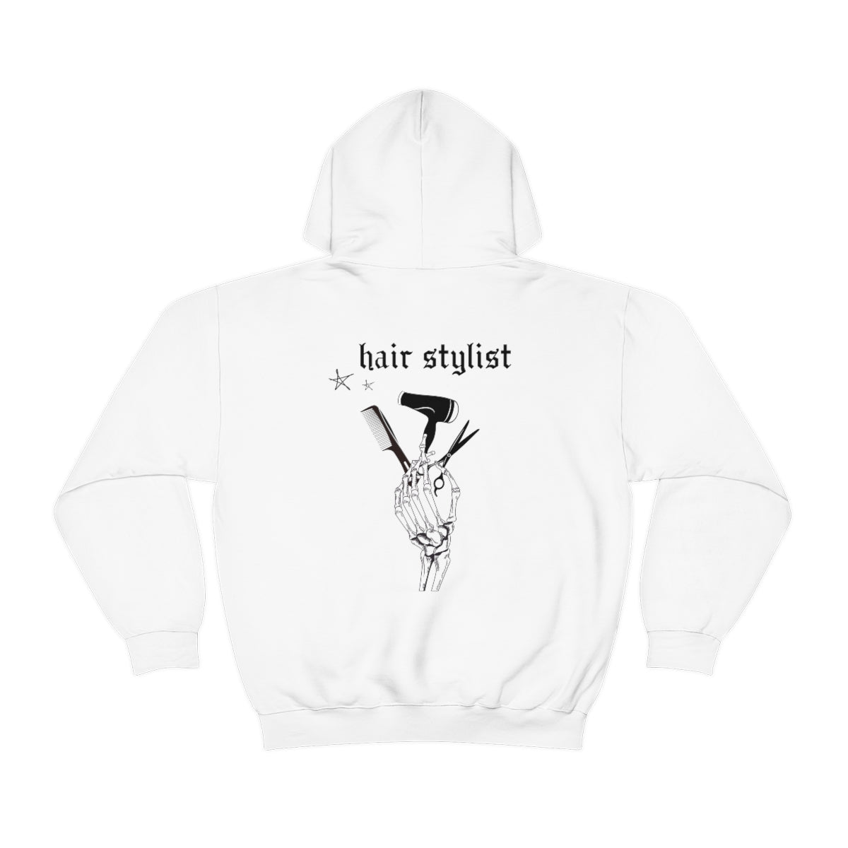 Stylish Hair Stylist Hoodie - Spooky Sweater for Hairdressers - Perfect Gift for Bridal Stylists & Trendy Hairdressers - Great for Salon Work, Halloween & Casual Wear