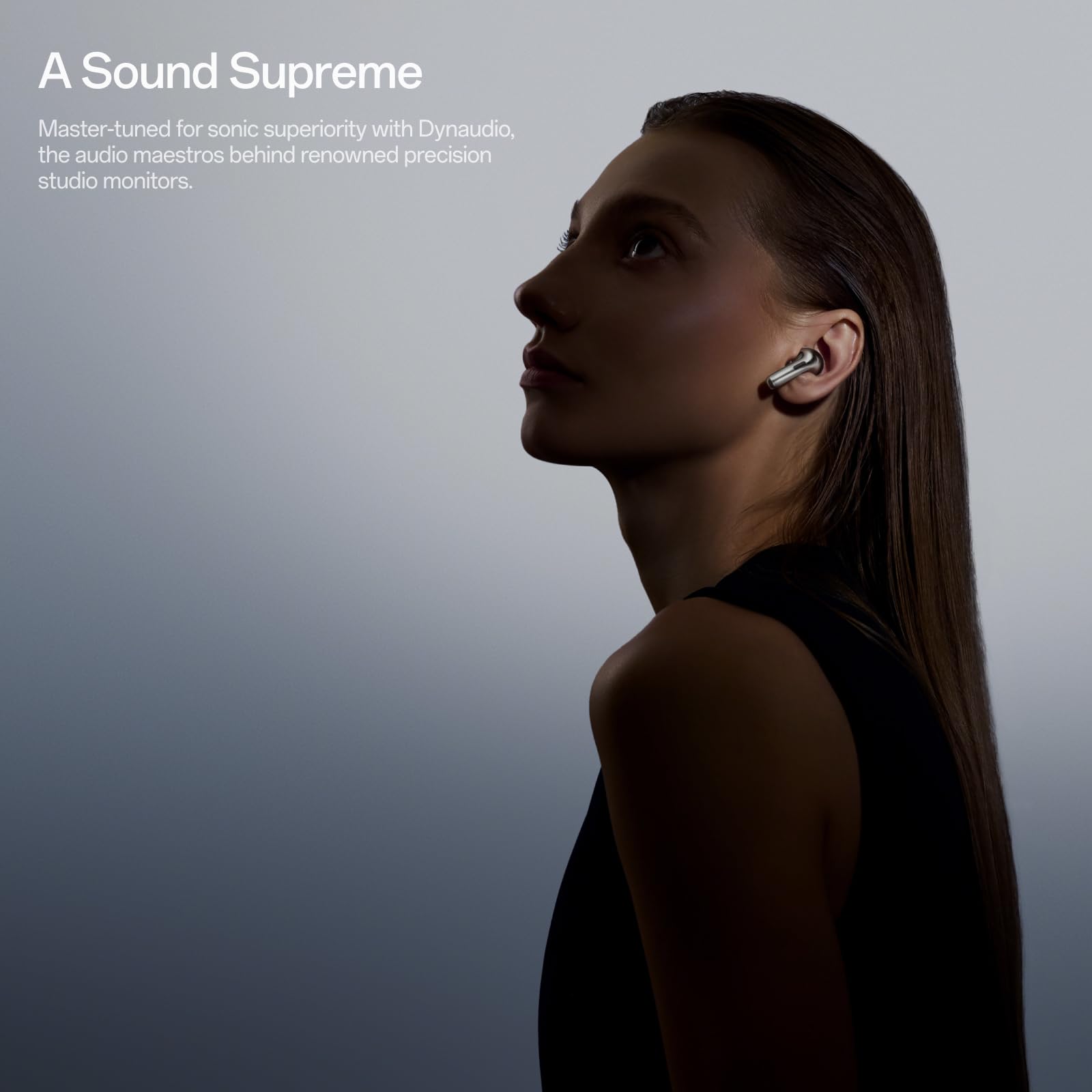 OnePlus Buds Pro 3 Wireless Bluetooth Earbuds with Active Noise Cancellation, Hi-Fi Deep Bass & 44H Playtime - Lunar Radiance | Perfect for Workouts, Commuting & Travel