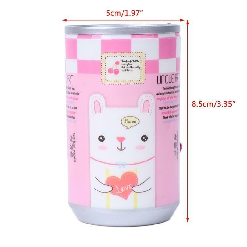 STORE77® 30 Sheets Wet Wipes for Home & Travel - Creative Printed Cotton Tissues in Tin Box for Kids, Baby Care & Nail Polish Removal | Portable, Gentle & Convenient for On-the-Go Use, Diaper Changes & Makeup Cleanup