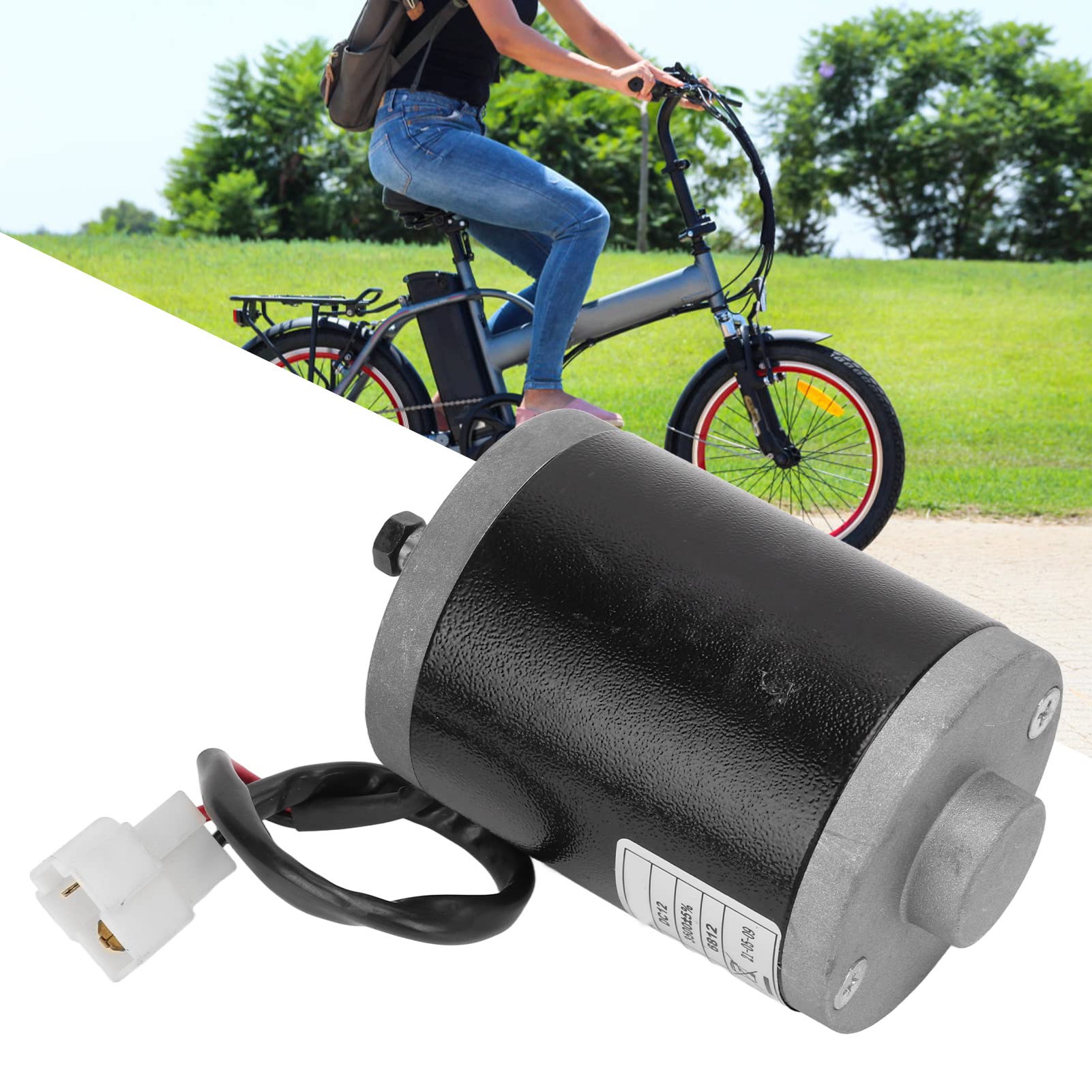 MY6812 Brushed DC Motor 12V 100W 3500RPM High Speed Aluminum Electric Motor for Scooters, E-Bikes & DIY Projects - Perfect for Electric Scooter Upgrades, Bike Conversions & Power Tools