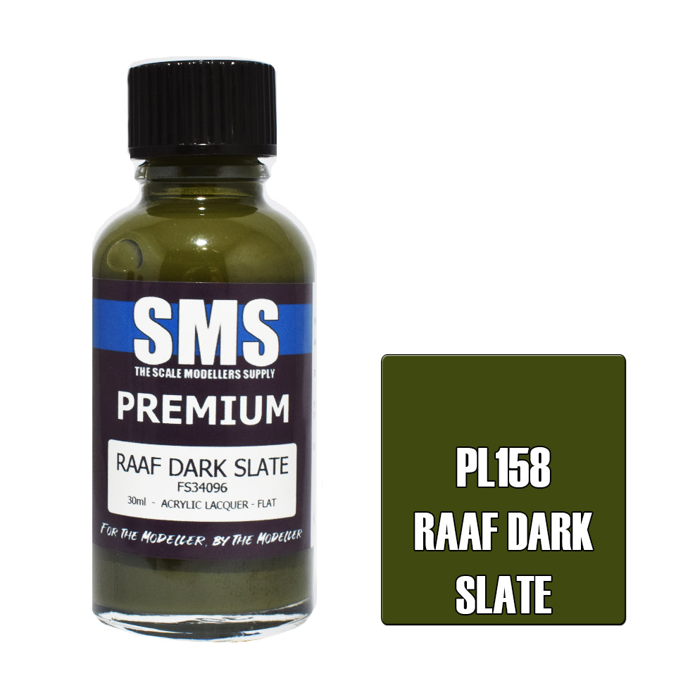 Premium 30ML Airbrush Paint - RAAF Dark Slate Acrylic Lacquer for Model Kits, Miniatures & DIY Crafts | Fast-Drying, High Gloss Finish