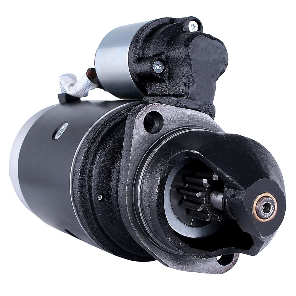 New 10 Tooth Starter Compatible with John Deere Industrial Engines 3164D 4039 8Ea726143001 - Heavy Duty Replacement for Tractors & Construction Equipment - Perfect for Farm, Worksite & Industrial Use