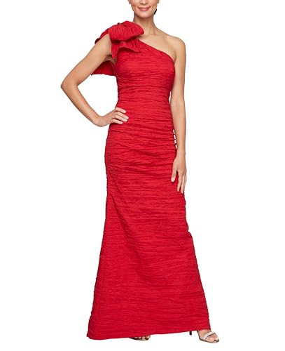 Red Crinkle Bow