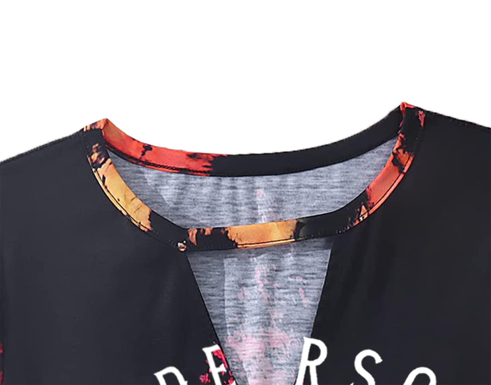 MAIHUN Halloween T-Shirt for Women - Hocus Pocus Sanderson Sisters Horror Movie Tee | Scary Witch Costume Top for Halloween Party, Cosplay & Horror Squad Outfits